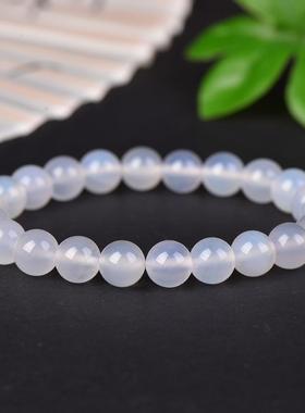 玛瑙玉髓白玛瑙手链珠子