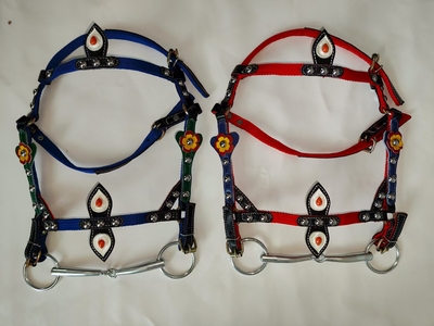 新款银泡马嚼子藏族叉子精品用品马具加厚藏式勒马民族水勒骑马