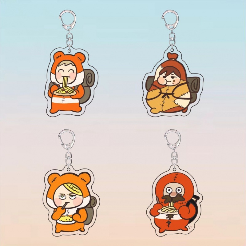 迷宫饭动漫周边钥匙扣莱欧斯玛露西尔森西可爱Q版亚克力书包挂件