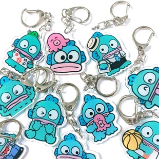 人鱼汉顿钥匙扣小丑鱼亚克力学生书包挂件贴片周边节日礼物圣诞