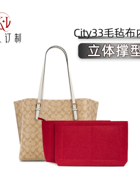 适用于coach蔻驰mollie34 25内胆托特包收纳整理包中包撑肩带改造