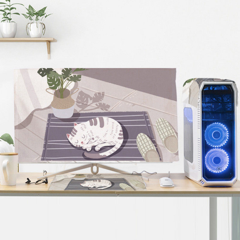 卡通可爱台式电脑防尘罩电脑盖布显示器屏幕键盘主机箱保护套布艺|ruв категории домашний ткань, пылезащитный защитного покрытия, Компьютер, капот - от Buy2taobao.com для оказания профессиональной услуги покупки агента Taobao