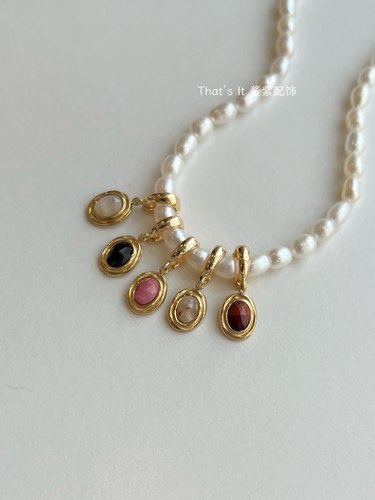 天然石可拆卸百搭万能扣吊坠