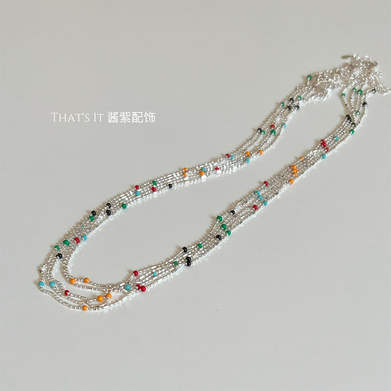 That's It 925纯银珠珠简约百搭可叠搭手工滴油精致感回馈款项链