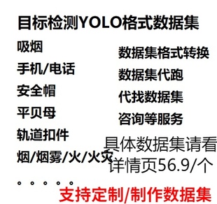 目标检测YOLO格式数据集汇总各种数据集资源代找格式转换咨询
