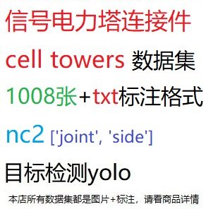 目标检测数据集YOLO信号电力塔连接件数据集1008张yolotxt格式nc2
