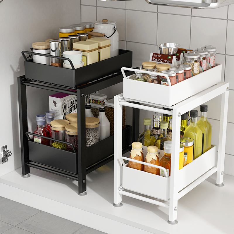 厨房下水槽置物架落地