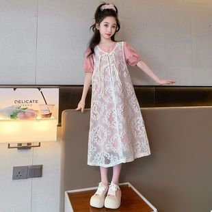 女童连衣裙夏装2025新款洋气儿童公主裙子夏天女大童国风夏季女孩
