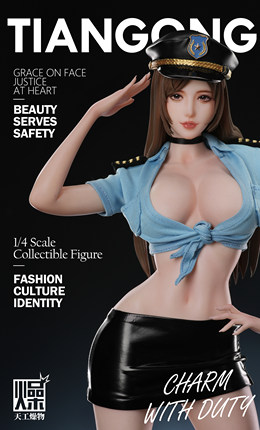 【定金/现货】天工燥物 2.0系列 《女警2.0》手办雕像