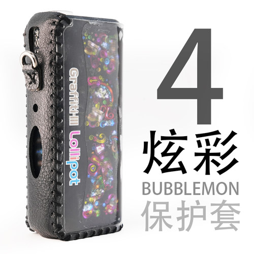 适用Bubblemon炫彩四代4代巴博3.5防摔保护套壳挂绳链贴纸硅胶