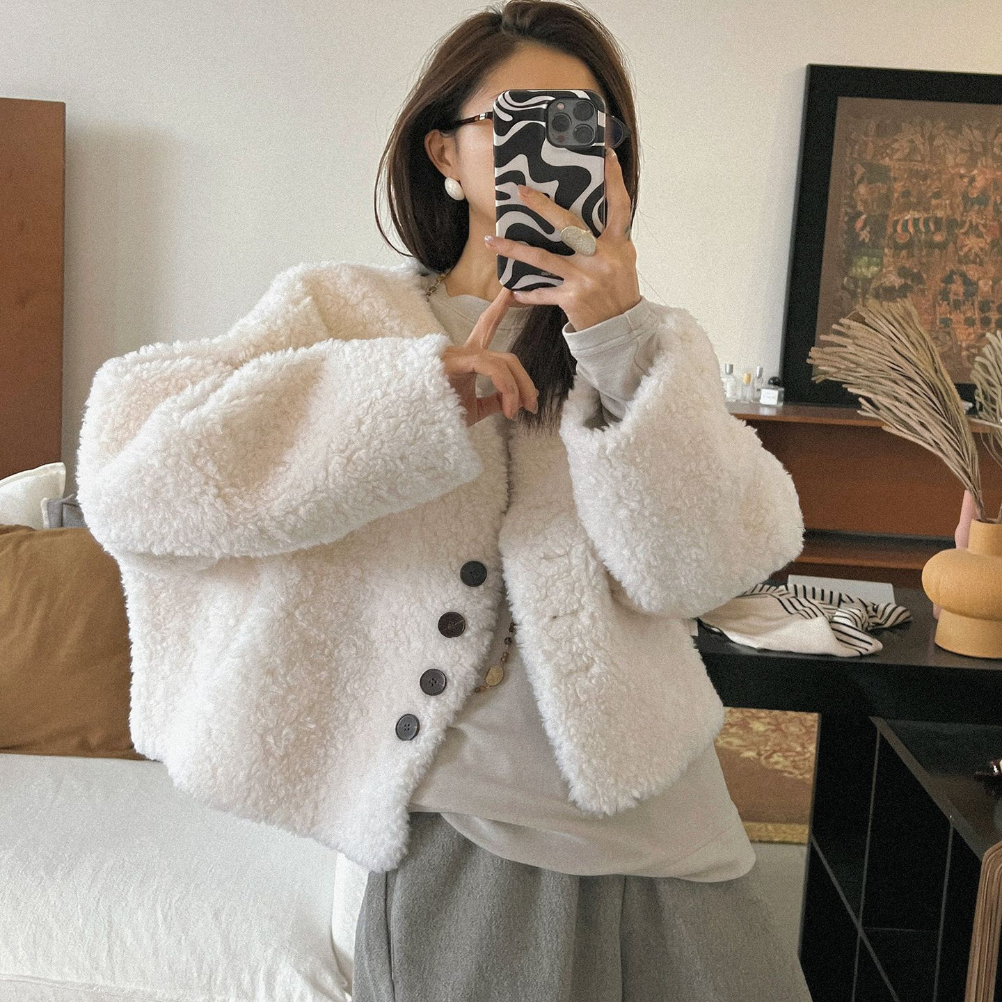 IOO羊毛羊剪绒皮毛一体皮草