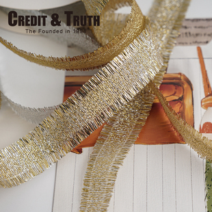 1.7葱须带金葱银葱装饰圣诞带圣诞节金丝银须礼物烘焙蝴蝶结发饰