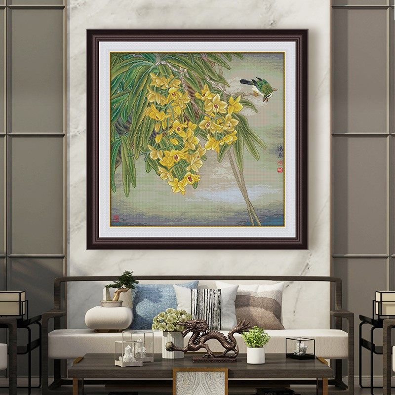 十字绣2021新款线绣植物KS花卉