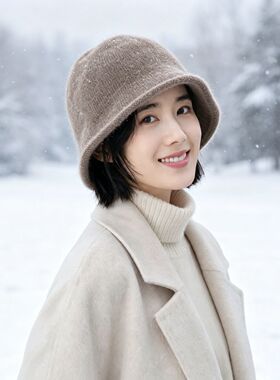 渔夫帽时尚女士冬季韩版
