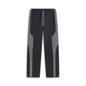 李宁运动潮流系列 男子水洗牛仔梭织宽松束脚休闲长裤 AYKU017