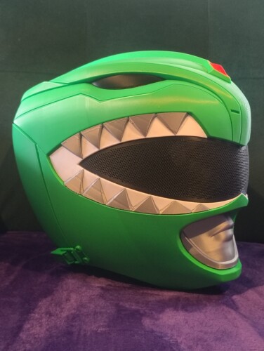 恐龙战队绿衣战士头盔3D打印制作的cosplay头盔Power Rangers