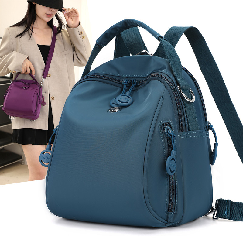 牛津布双肩包女士休闲时尚尼龙旅行背包帆布妈妈包百搭单肩斜挎包,箱包皮具/热销女包/男包,双肩背包,淘宝优惠券,粉丝福利购,淘宝优惠卷