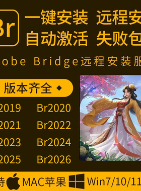 Br软件2026Bridge看图选片后期修图2025Win/Mac/m1/m2/m3远程安装