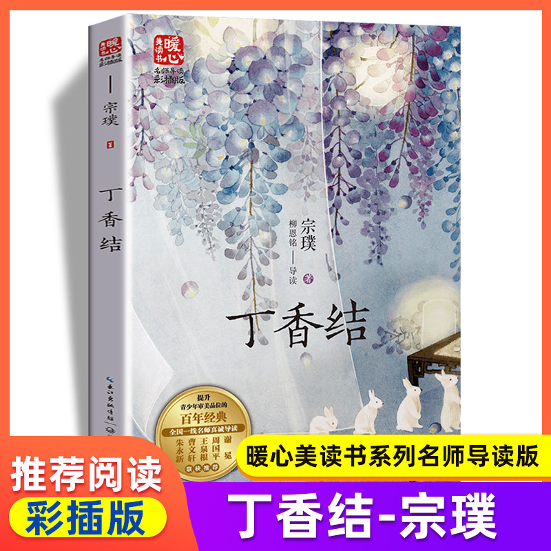 丁香结 宗璞著 暖心美读书名师导读美绘版 6-9-12岁小学生三四五六