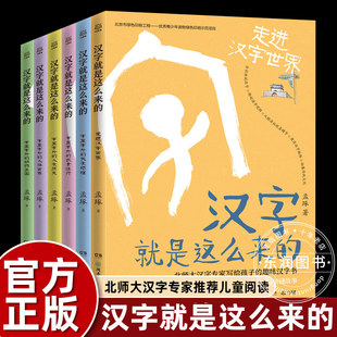 6册湘少汉字就是这么来的走进汉字字里字外的天文地理世界孟琢讲诉中国文字发展演变史小学生三四五六年级课外书必读老师推荐阅