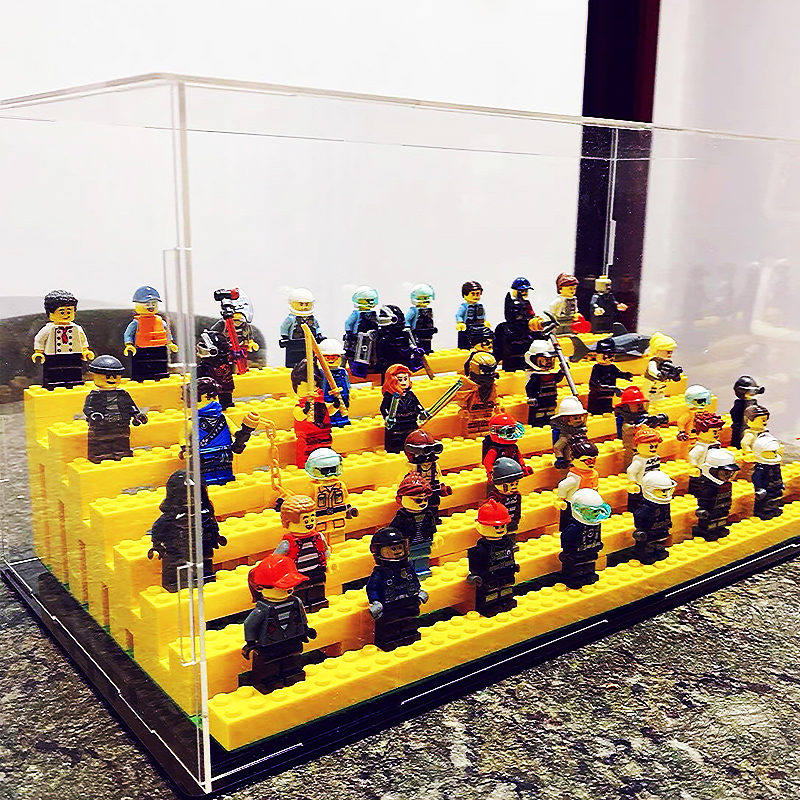 2025新款亚克力人仔展示盒积木