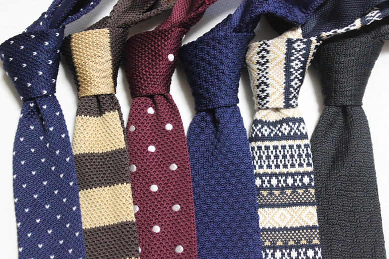 处理捡漏出口针织领带手打商务