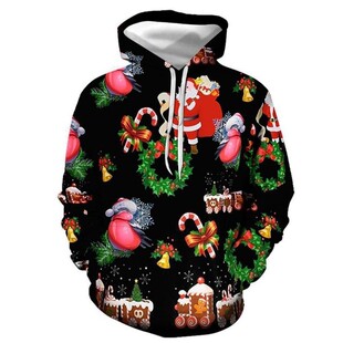 Men Sweaters Christmas Hoodie Ugly Women Prodcuts Man Green