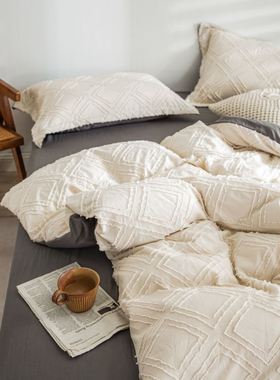 cotton quilt duvet cover pillow cases bed sheets set 四件套