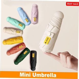 Women Rain Pocket Wome 260g Umbrella Umbrellas Mini Small