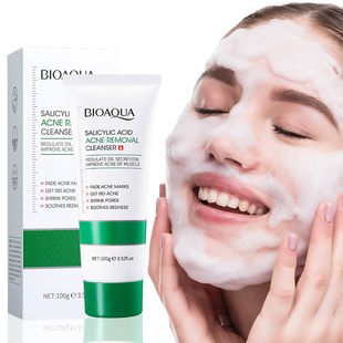 BIOAQUA Salicylic Acid Facial Cleanser Acne atment Moisturiz