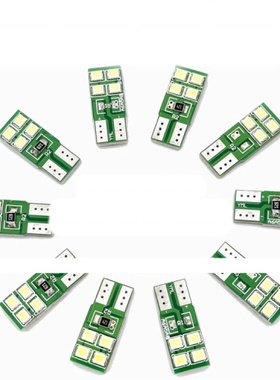 汽车LED示宽灯T10灯泡12V24v白色蓝色