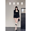 西装 御姐气质套装 外套收腰显瘦吊带上衣高腰半身裙三件套 新款 法式