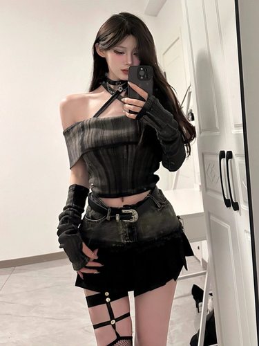 春夏复古辣妹设计感小众裙子套装