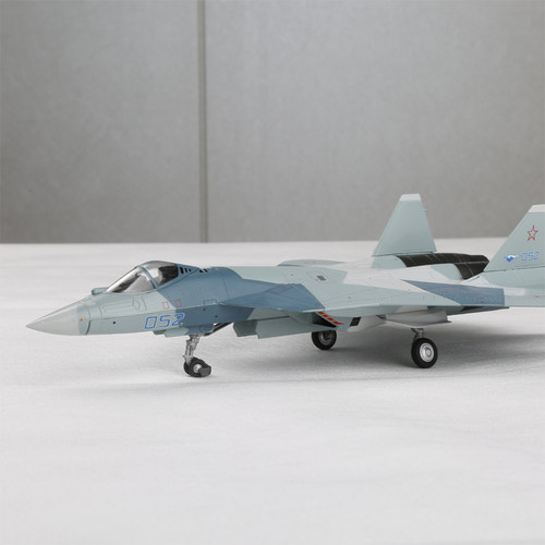 1:72合金SU57战斗机仿真模型苏57飞机航模摆件T50成品礼物收藏AF1