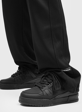 大手大脚2025新款男鞋45特大码潮鞋46黑色百搭板鞋47透气小黑鞋48