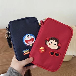 护照包机票护照夹保护套女ins证件包出国旅行收纳包多功能证件袋