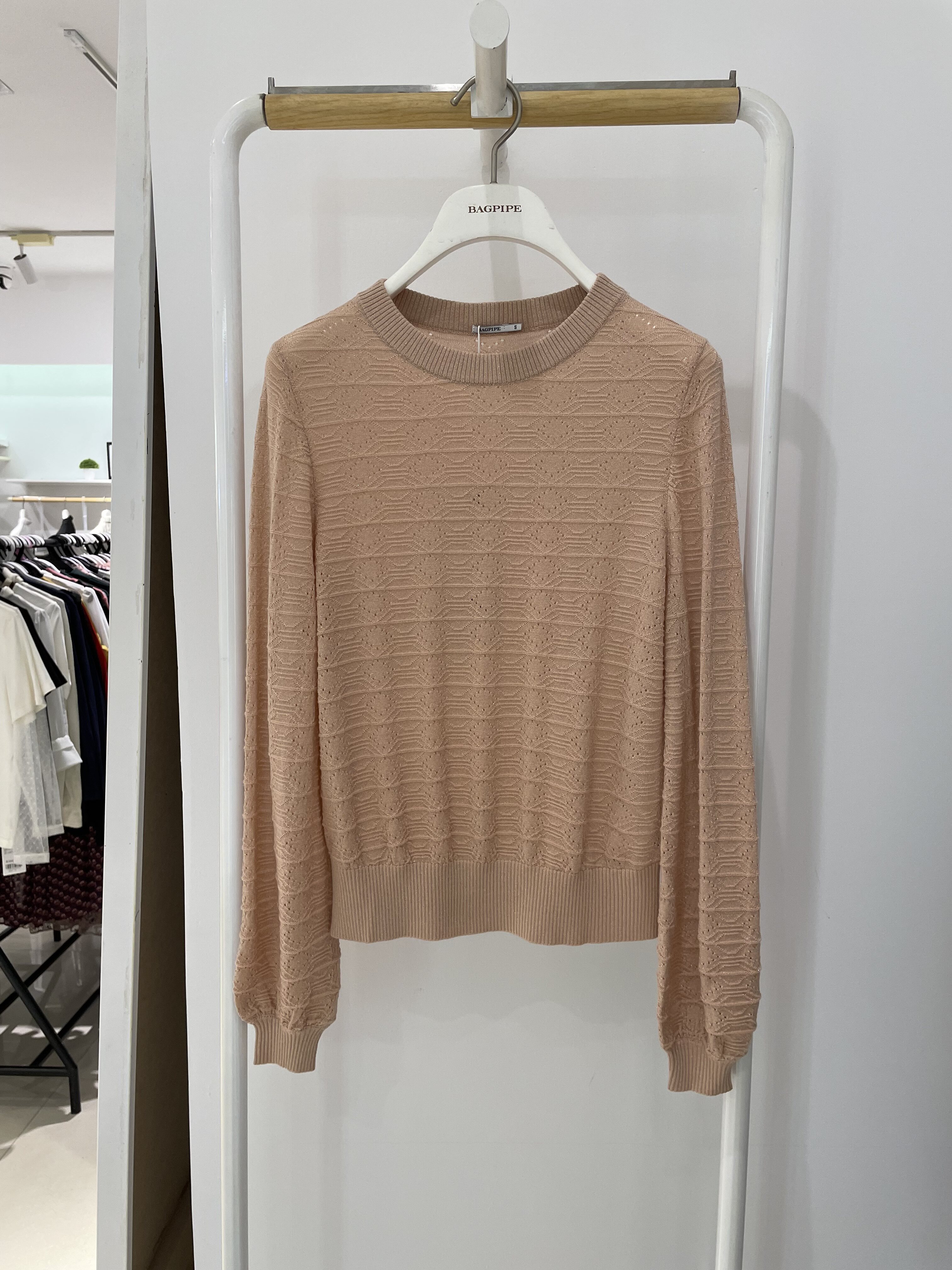 风笛2021春款1a15616012专柜正品1a15616毛衫吊牌价799