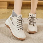 英伦风软底女士春秋短靴休闲单鞋 马丁靴女2025跨境短靴秋季 女鞋 女