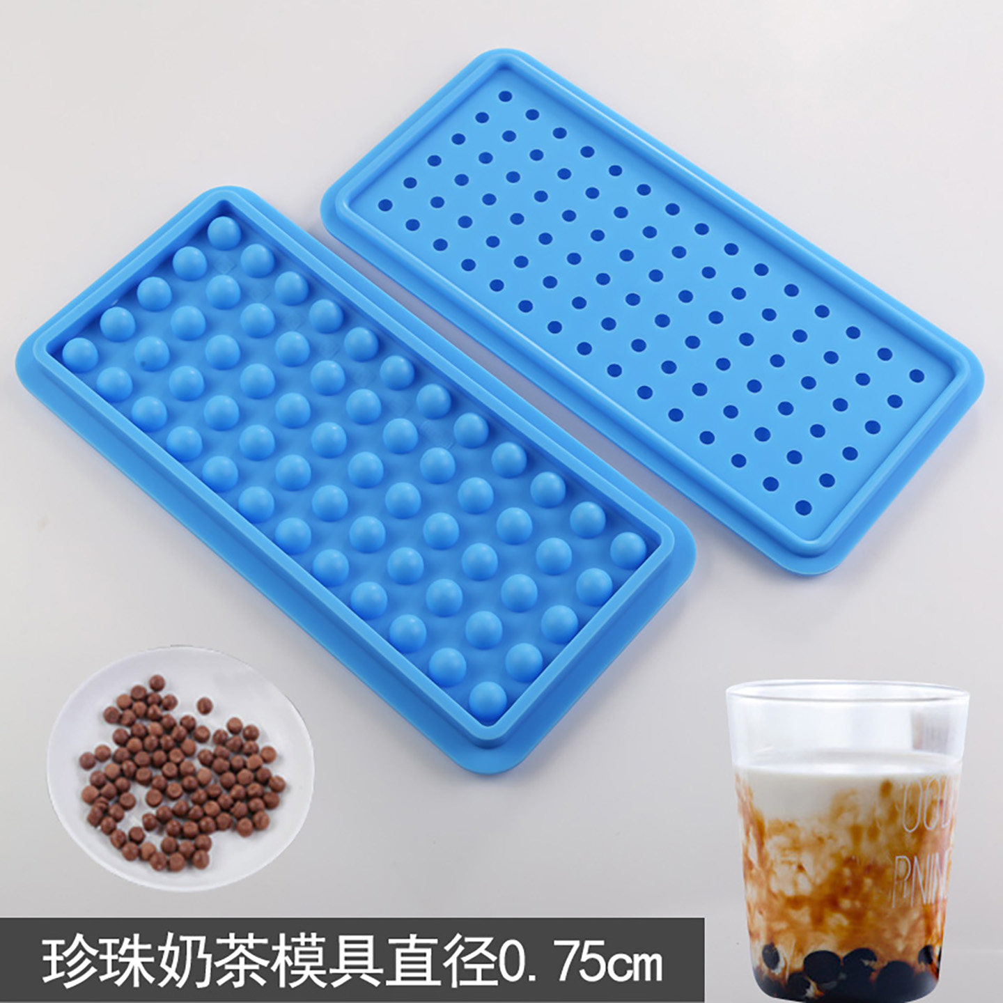 食品级硅胶珍珠奶茶模具图片