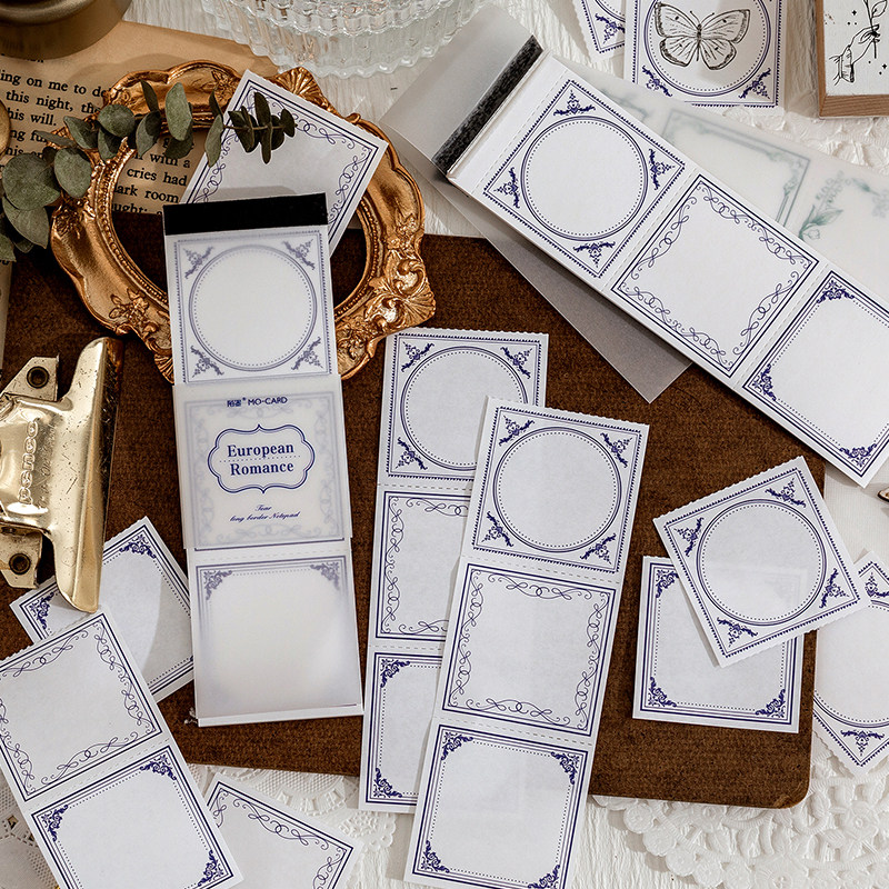 30张边框漫漫手撕长条便签本盐系无粘性复古手账装饰留言拼贴纸,文具电教/文化用品/商务用品,便签本/便条纸/N次贴,淘宝优惠券,粉丝福利购,淘宝优惠卷