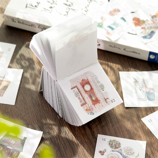 浮光集2026年日历可撕365天日付手账装 饰素材桌面摆件复古迷你