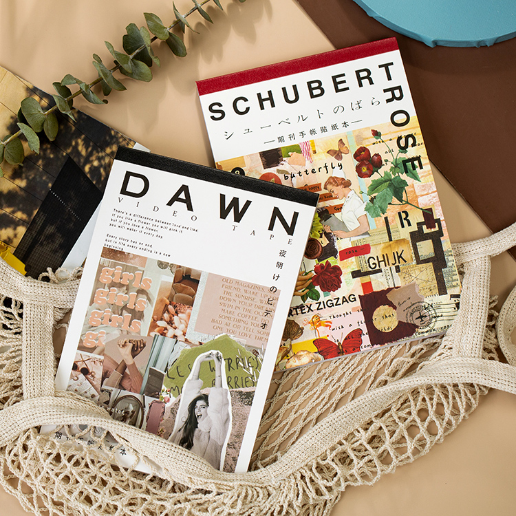 50张不重复大号贴纸本手账DIY