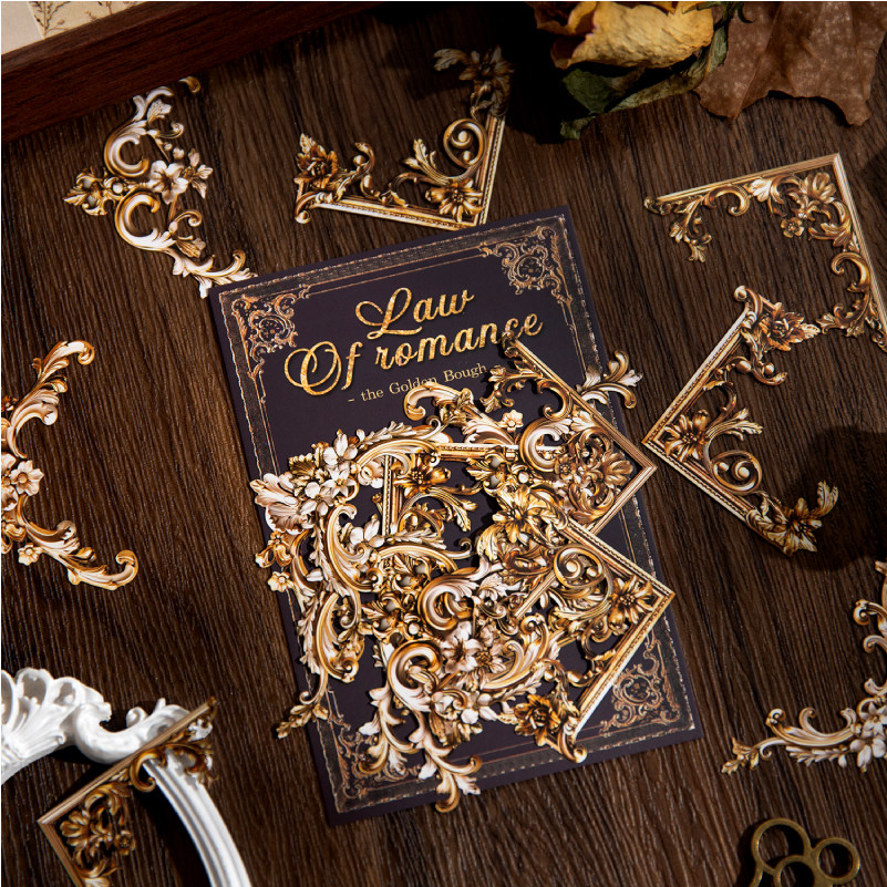 浪漫法则贴纸包欧式古典纹样手帐边框装饰素材复古手账拼贴模切,文具电教/文化用品/商务用品,贴纸/立体贴纸,淘宝优惠券,粉丝福利购,淘宝优惠卷