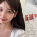 爆款 S925银针蝴蝶结耳环2025新款 高级感耳圈女气质大气耳钉耳饰夏