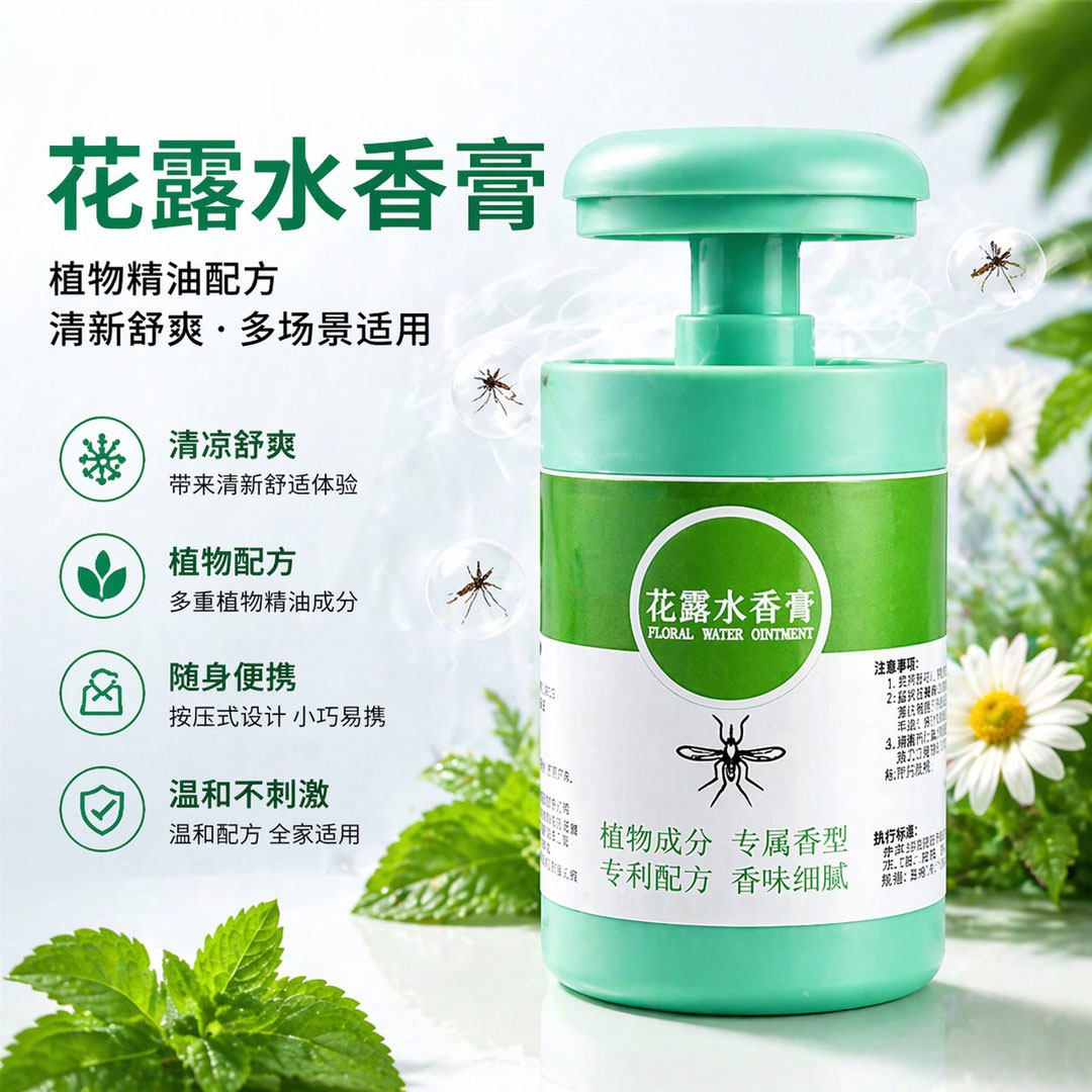【下单立减50】花露水香膏空气清新剂衣柜除臭可升降固体除味驱蚊