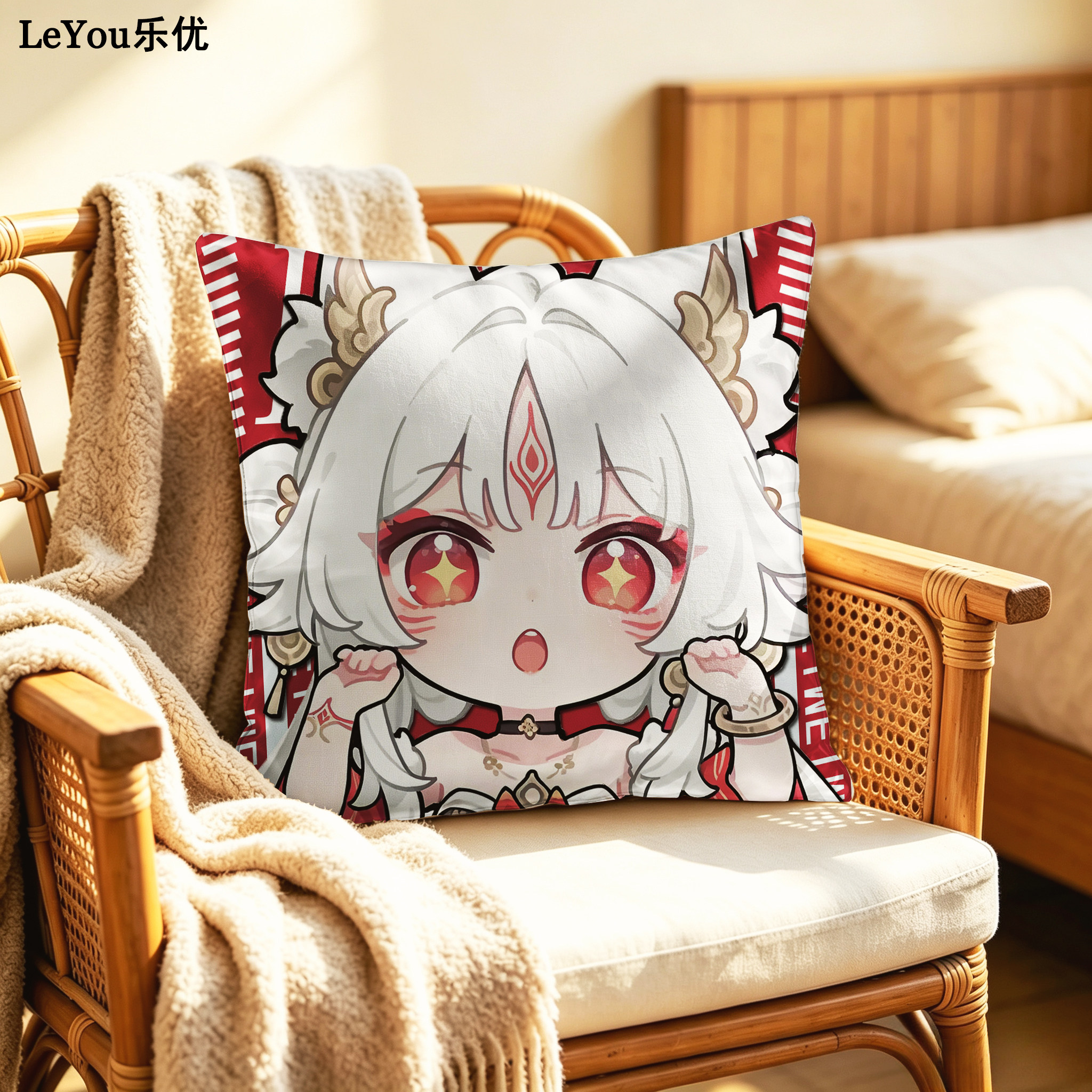 心月狐周边抱枕玩偶具
