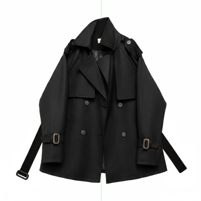 韩版高级感英伦风小个子风衣
