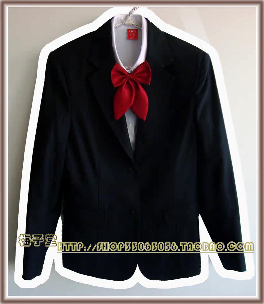 清货 日韓校服JK制服校服外套全衬里女款收腰两扣正装西服职业装