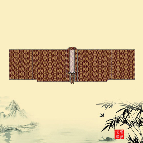 唐制法门寺披衫裁剪1：1图纸