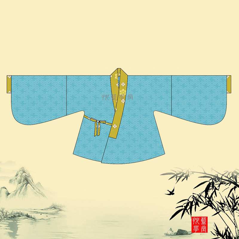 纸样汉服版型对交穿琵琶袖裁剪样板图来图CAD制版制绣花版制样衣,居家布艺,其他/配件/DIY/缝纫,淘宝优惠券,粉丝福利购,淘宝优惠卷